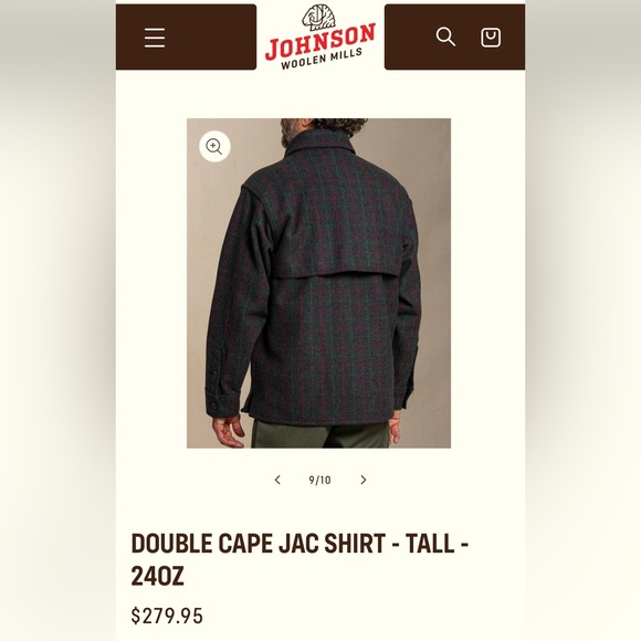 Johnson Woolen Mills Double Cape Jacket - Picture 8 of 8